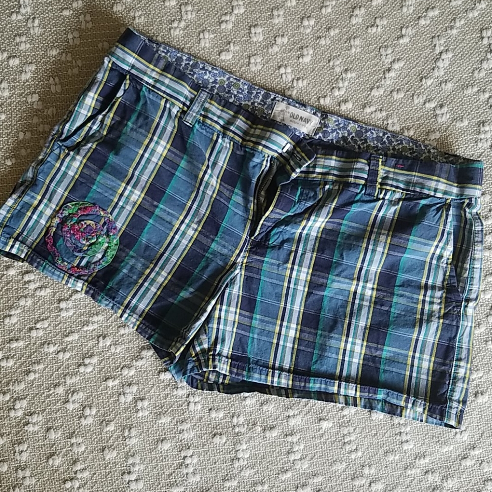 Plaid shorts